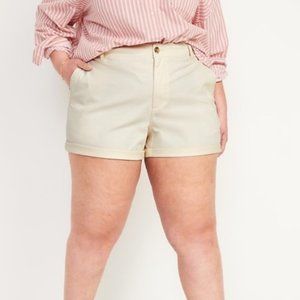 High-Waisted OGC Chino Shorts for Women 3.5-inch inseam - 3X